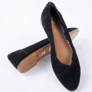 TOMS Julie Almond Toe Flat
